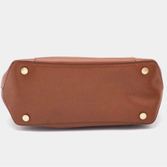 NWOT | MICHEAL KORS  Greenwich Medium Saffiano grab bag Luggage/watermelon red. - Picture 6 of 14